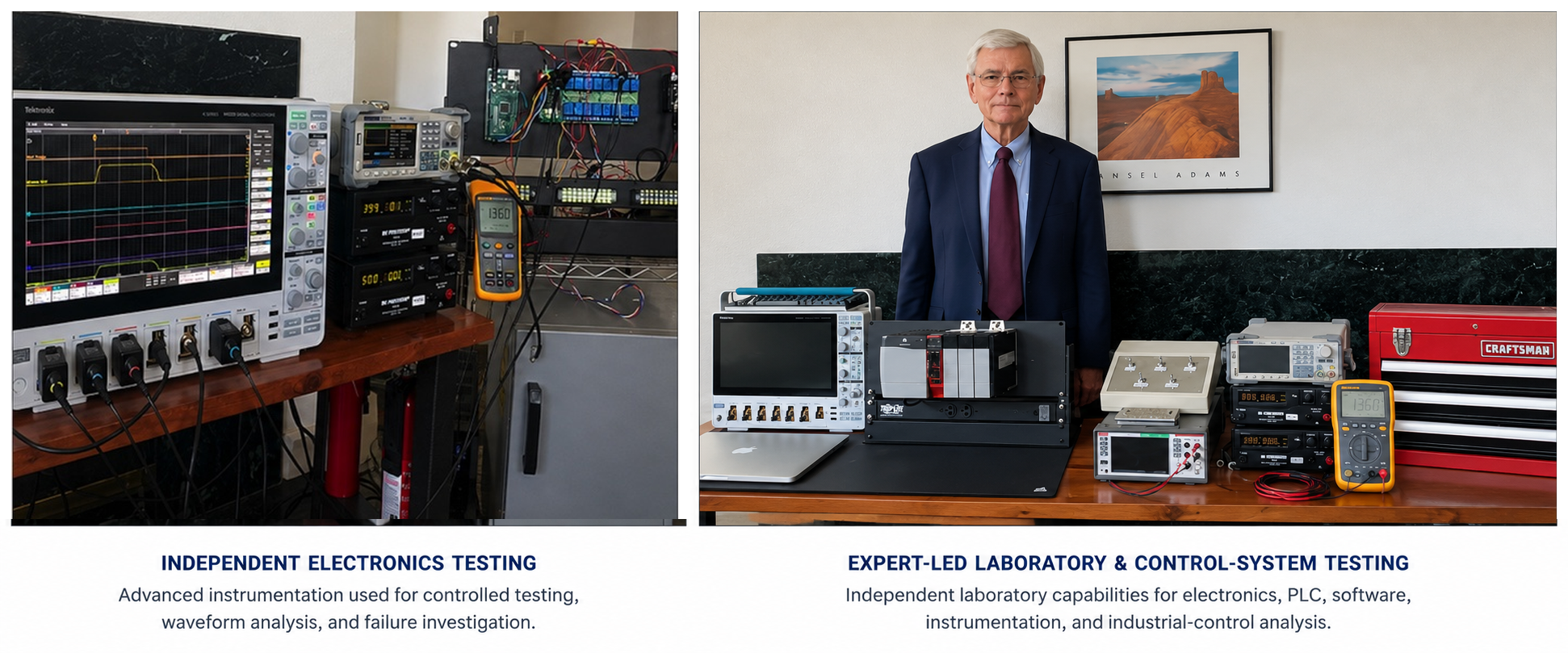 Richard Fincher Consulting laboratory electronics, PLC, and industrial automation testing